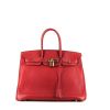 Sac à main Hermès  Birkin 35 cm en cuir togo rouge - 360 thumbnail