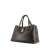Bottega Veneta Roma handbag  in plum intrecciato leather - 00pp thumbnail