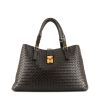 Bottega Veneta Roma handbag  in plum intrecciato leather - 360 thumbnail