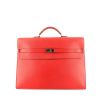 Hermès Kelly Dépêches briefcase  in red epsom leather - 360 thumbnail