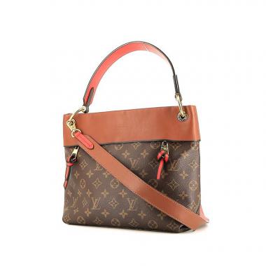 Borsa a tracolla Louis Vuitton  Tuileries in tela monogram marrone e pelle marrone