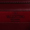 Valentino Garavani  Rockstud shoulder bag  in red leather - Detail D4 thumbnail