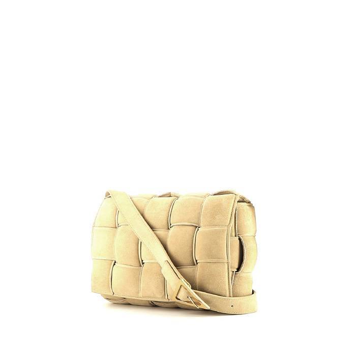 Bottega Veneta Cassette Small Shoulder Bag - Woman Shoulder Bags Beige One Size
