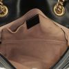 Gucci  GG Marmont mini  shoulder bag  in black quilted leather - Detail D3 thumbnail