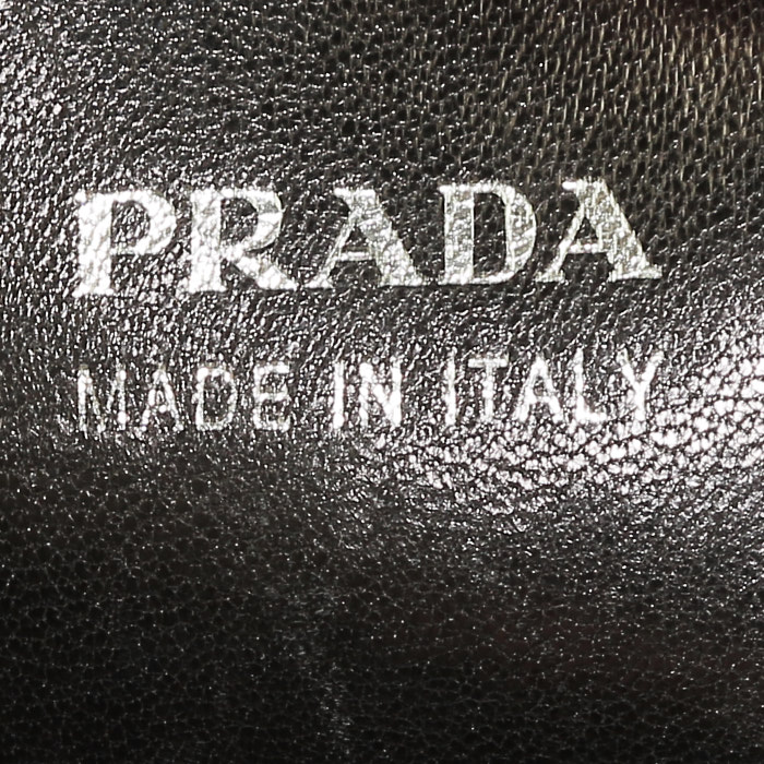 Borsa Prada  in pelle grigia - Detail D3