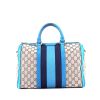 Gucci  24 hours bag  in beige "sûpreme GG" canvas  and blue leather - 360 thumbnail