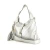 Gucci Jackie handbag  in silver monogram leather - 00pp thumbnail
