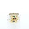 Lalaounis  triple ring in silver and precious stones - 360 thumbnail