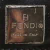 Fendi  Mamma Baguette handbag  in white whool  and black leather - Detail D3 thumbnail