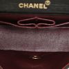 Chanel  Mademoiselle bag worn on the shoulder or carried in the hand  in black quilted leather - Detail D2 thumbnail