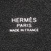 Bolso de mano Hermès  Picotin en fieltro gris y cuero swift negro - Detail D3 thumbnail
