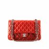Bolso de mano Chanel  Timeless Classic en cuero acolchado rojo - 360 thumbnail