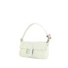 Fendi  Baguette handbag  in white paillette  and white leather - 00pp thumbnail