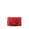 Chanel  Timeless Classic handbag  in red quilted leather - 360 thumbnail