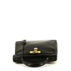 Bolso de mano Hermès  Kelly 28 cm en cuero box negro - 360 Front thumbnail