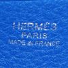 Hermès  Evelyne handbag  in Bleu Hydra leather taurillon clémence - Detail D3 thumbnail