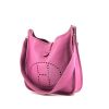 Bolso bandolera Hermès  Evelyne modelo grande  en cuero epsom rosa - 00pp thumbnail