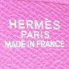 Sac bandoulière Hermès  Evelyne grand modèle  en cuir epsom rose - Detail D3 thumbnail