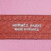 Bolso Cabás Hermès  Garden Party en lona rosa y cuero rojo - Detail D3 thumbnail