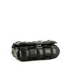 Bottega Veneta  Padded shoulder bag  in black intrecciato leather - Detail D4 thumbnail