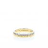 Boucheron Quatre small model ring in yellow gold, white gold and diamonds - 360 thumbnail