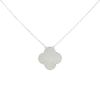 Van Cleef & Arpels Magic Alhambra necklace in white gold and mother of pearl - 00pp thumbnail