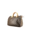 Bolso de mano Louis Vuitton  Speedy 30 en lona Monogram marrón y cuero natural - 00pp thumbnail