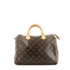 Louis Vuitton  Speedy 30 handbag  in brown monogram canvas  and natural leather - 360 thumbnail