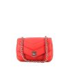 Bolso de mano Chanel Mini Timeless en cuero acolchado con motivos de espigas rojo - 360 thumbnail