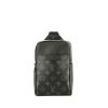 Bolso bandolera Louis Vuitton  Sling en lona Monogram negra y cuero negro - 360 thumbnail