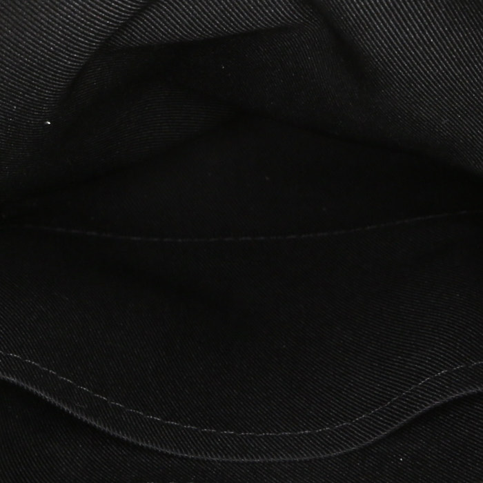 Bolso bandolera Louis Vuitton  Sling en lona Monogram negra y cuero negro - Detail D2