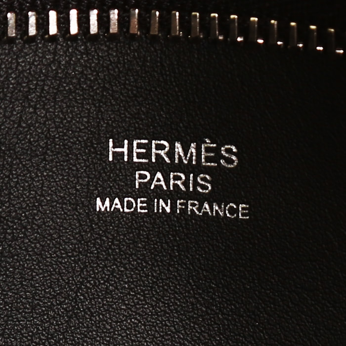 Hermès Ultrapla Cross clutch-belt in black togo leather - Detail D3