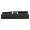 Sac bandoulière Hermès  Long To Go en cuir epsom noir - Detail D4 thumbnail