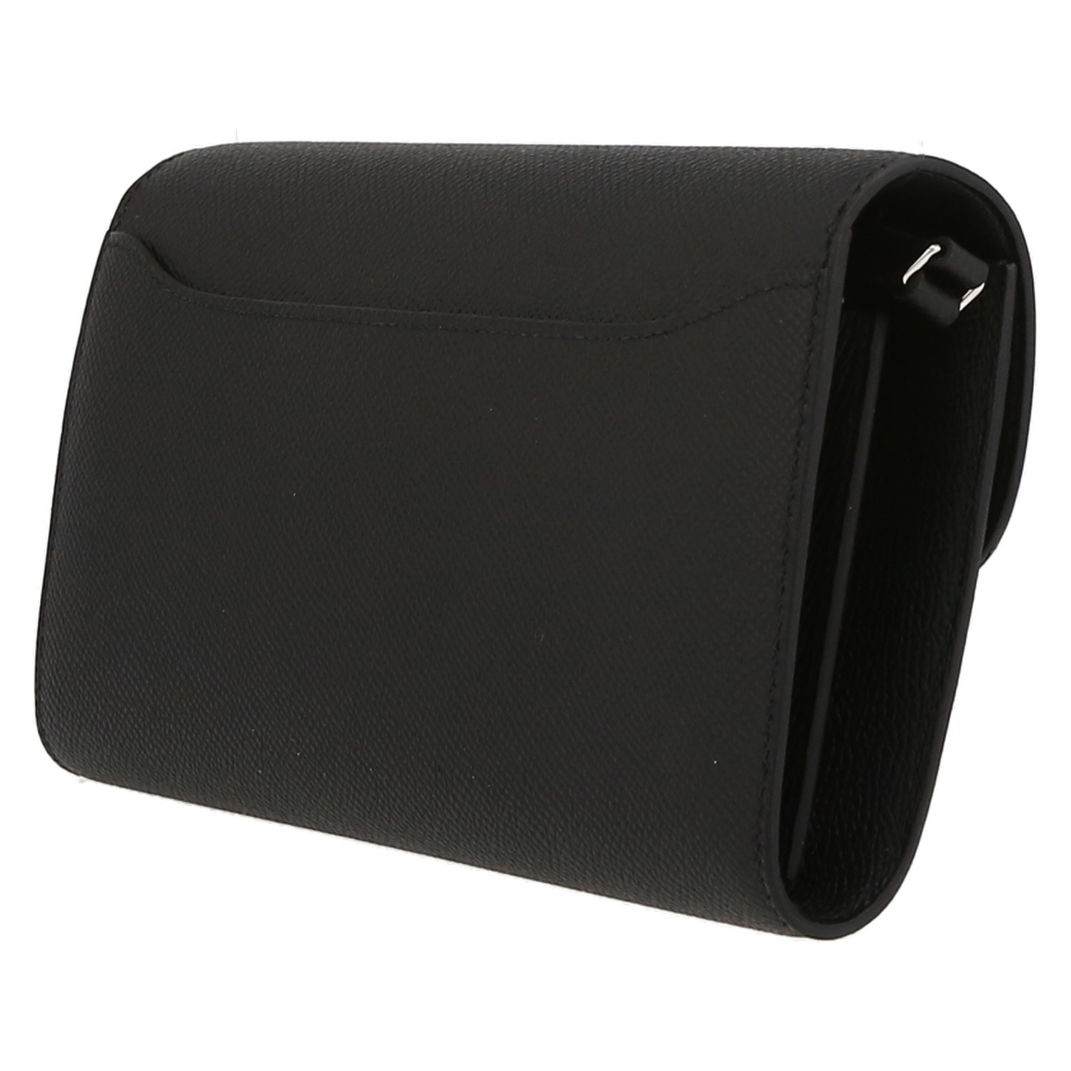 Bolso bandolera Hermès  Constance Long To Go en cuero epsom negro - Detail D5