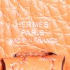 Sac bandoulière Hermès  Mini Evelyne en cuir togo rouge-brique - Detail D3 thumbnail