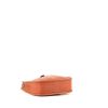 Borsa a tracolla Hermès  Mini Evelyne in pelle togo rosso mattone - Detail D4 thumbnail