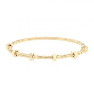 Bracelet ouvrant Cartier Écrou en or rose, taille 19