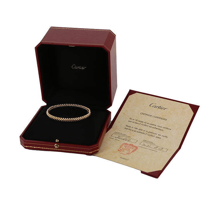 Bracciale apribile Cartier Clash De Cartier modello piccolo in oro rosa