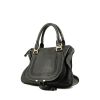 Chloé Marcie handbag  in dark blue grained leather - 00pp thumbnail