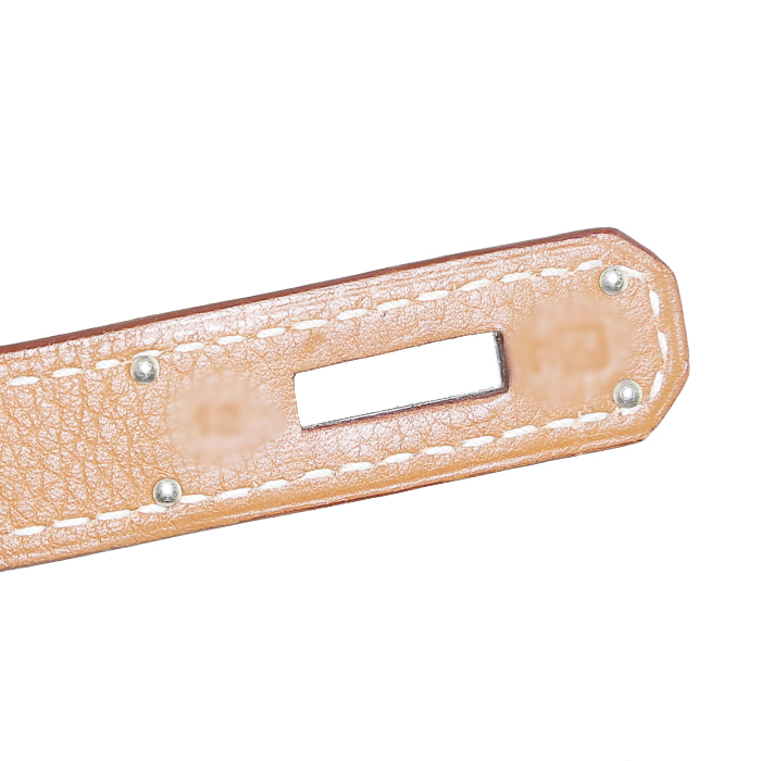 Hermès  Birkin 40 cm handbag  in gold togo leather - Detail D4