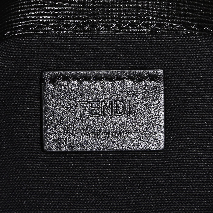 Borsa/pochette Fendi  in pelle nera e visone - Detail D3