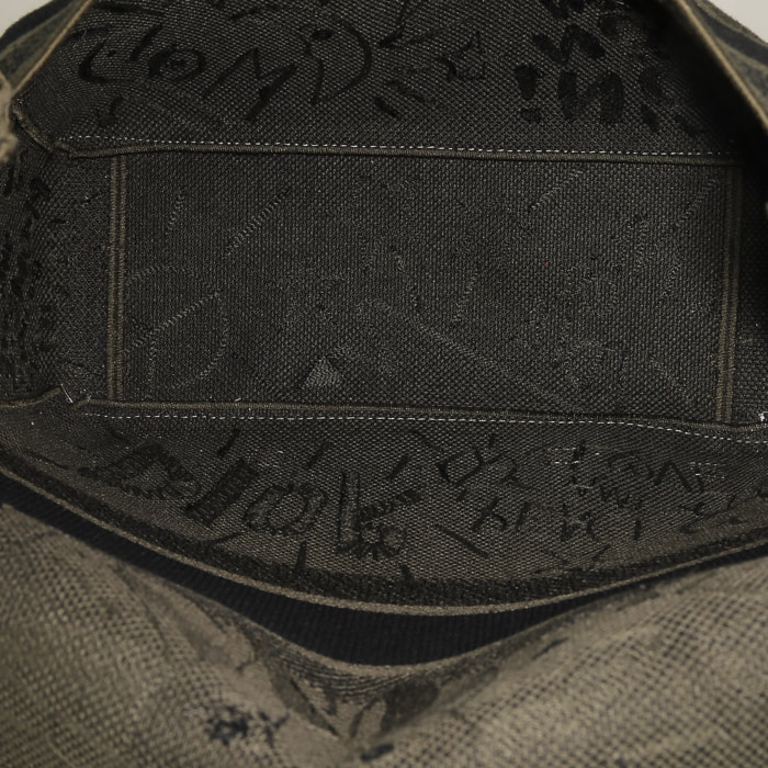 Bolso bandolera Dior Diorcamp en lona caqui - Detail D2