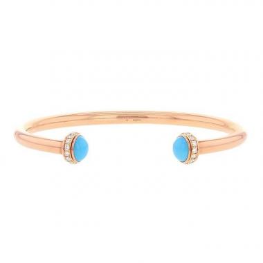 Piaget Possession bracelet in pink gold,  turquoise and diamonds