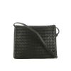 Bottega Veneta  Nodini shoulder bag  in black intrecciato leather - 360 thumbnail