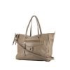 Shopping bag Louis Vuitton  Lumineuse in pelle monogram con stampa color talpa - 00pp thumbnail