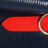 Borsa a tracolla Louis Vuitton NéoNoé in pelle Epi blu indaco e pelle rossa - Detail D4 thumbnail
