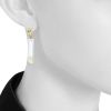 Paire de boucles d'oreilles H. Stern  en or jaune et quartz rutile - Detail D1 thumbnail