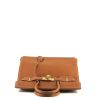 Bolso de mano Hermès  Birkin 35 cm en cuero Barenia color oro - 360 Front thumbnail