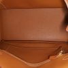 Bolso de mano Hermès  Birkin 35 cm en cuero Barenia color oro - Detail D2 thumbnail