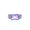 Mauboussin Désirez Amour ring in white gold, amethysts and diamonds - 360 thumbnail
